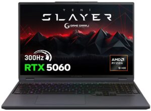 Game Garaj Slayer R9T-5060 C1 AMD Ryzen 9 8945HX 32GB RAM 1TB SSD RTX 5060 16" IPS 300Hz-image